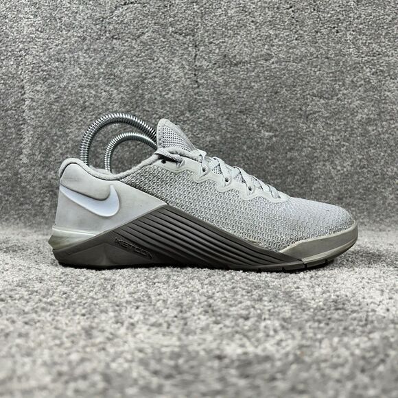 Nike Metcon 5 AQ1189-010 Mens Size 6.5 Gray Athletic Gym Running Shoes Used - Picture 1 of 12